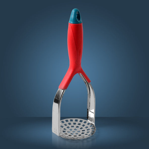 Supermom Kitchen Food Masher | Heavy Duty Masher for Fruits, Veggies & Potatoes | Soft Grip Handle (1 Pc)