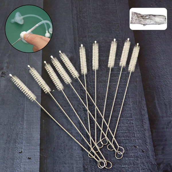 Straw & Bottle Cleaning Brush Set (10 Pc)