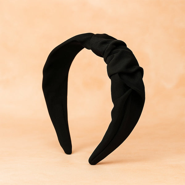Velvet Rib Knot Style Headband