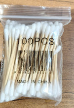 Eco-Friendly Wooden Cotton Ear Buds (1 pkt / 100 Pcs Approx)