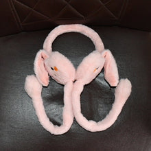 Cute Jumping Rabbit Ear Plush Winter Earmuffs (1 Pc)
