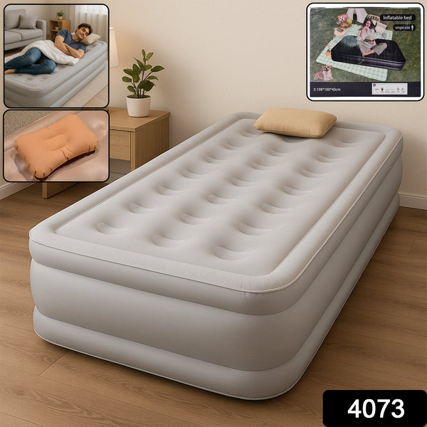 Portable Inflatable Bed Folding Lazy Bed (190x100x40 Cm / 1 Pc)
